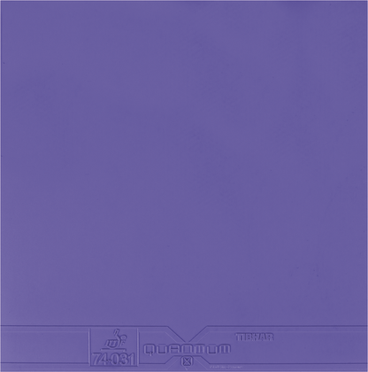 Tibhar Quantum X Pro Tischtennisbelag in Violett.