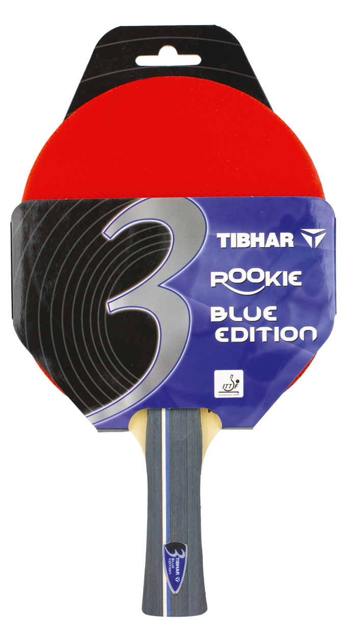 Tibhar Rookie Blue Edition – Verpackung Vorderseite.