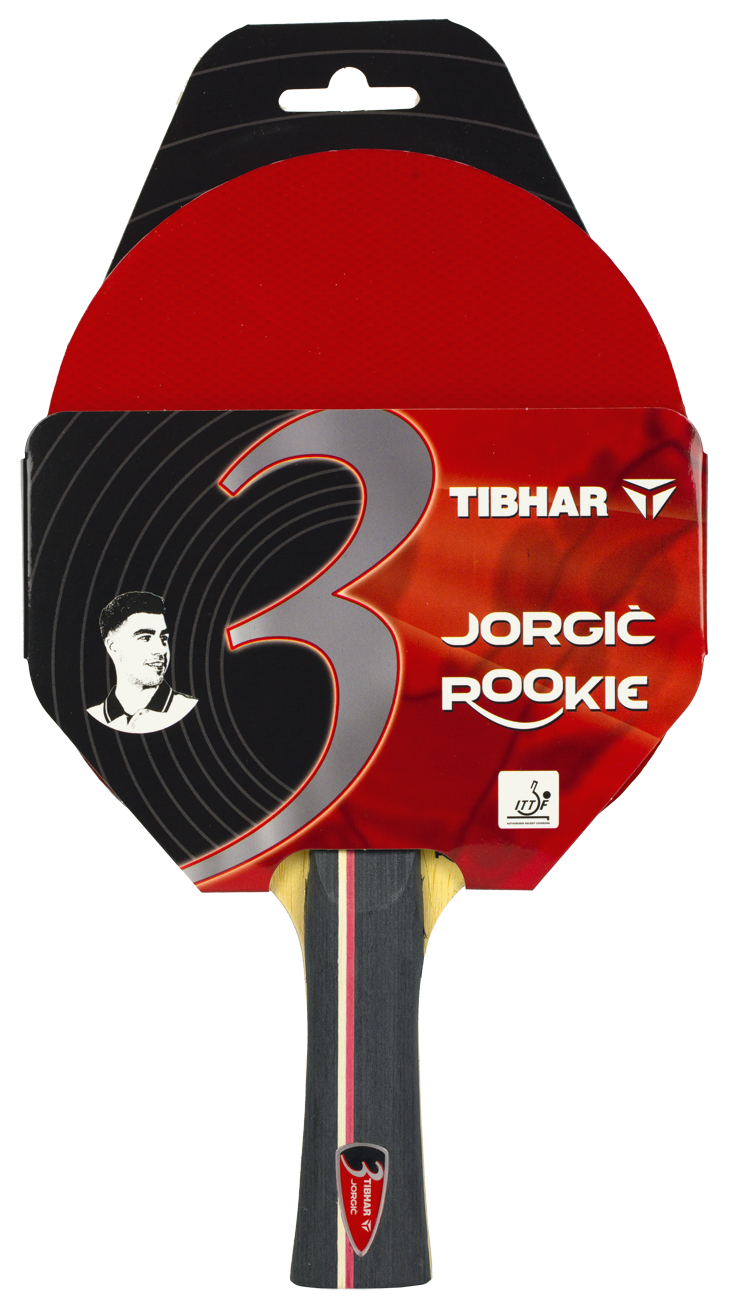 Tibhar Rookie Jorgic – Verpackung Vorderseite.