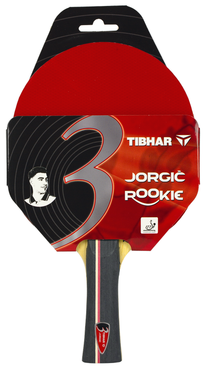 Tibhar Rookie Jorgic – Verpackung Vorderseite.