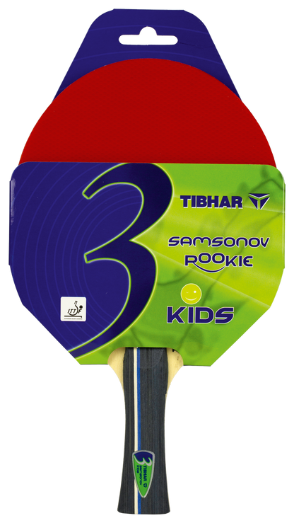 Tibhar Rookie Samsonov Kids – Verpackung Vorderseite.