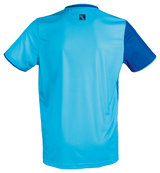 Tibhar L2 River Tischtennis-Shirt in Türkis, Detailansicht.