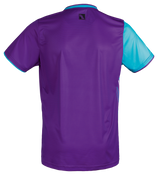 Tibhar L2 River Tischtennis-Shirt in Violett, Detailansicht.