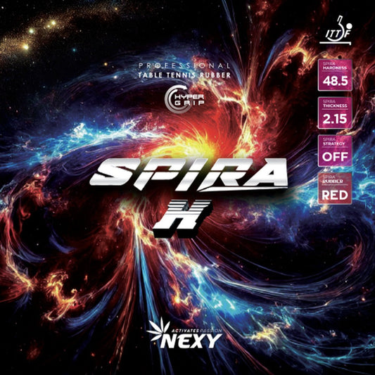 Nexy Spira H Tischtennisbelag – Verpackung / Cover