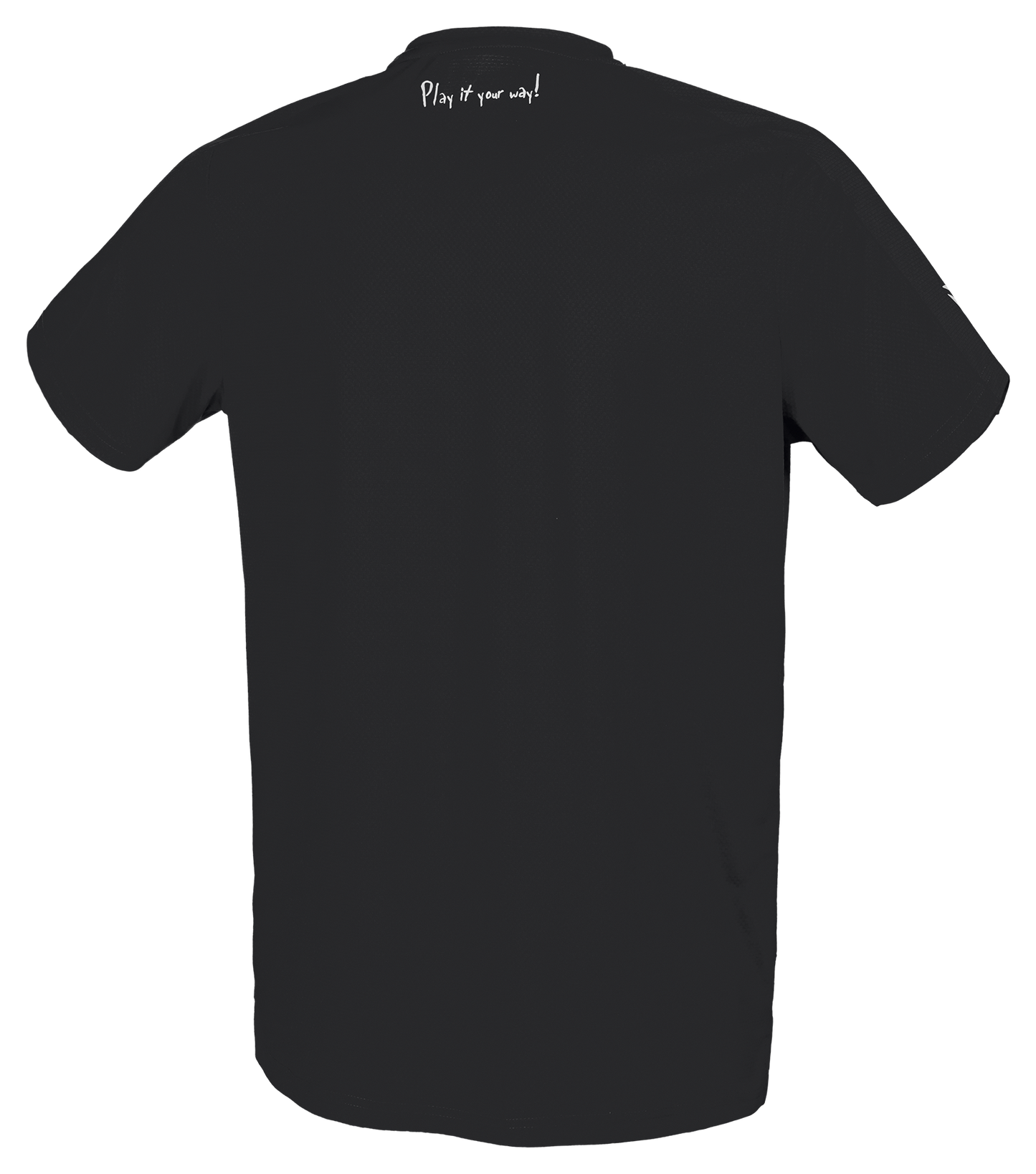 Tibhar Smash Pro T-Shirt in Schwarz – Rückansicht.