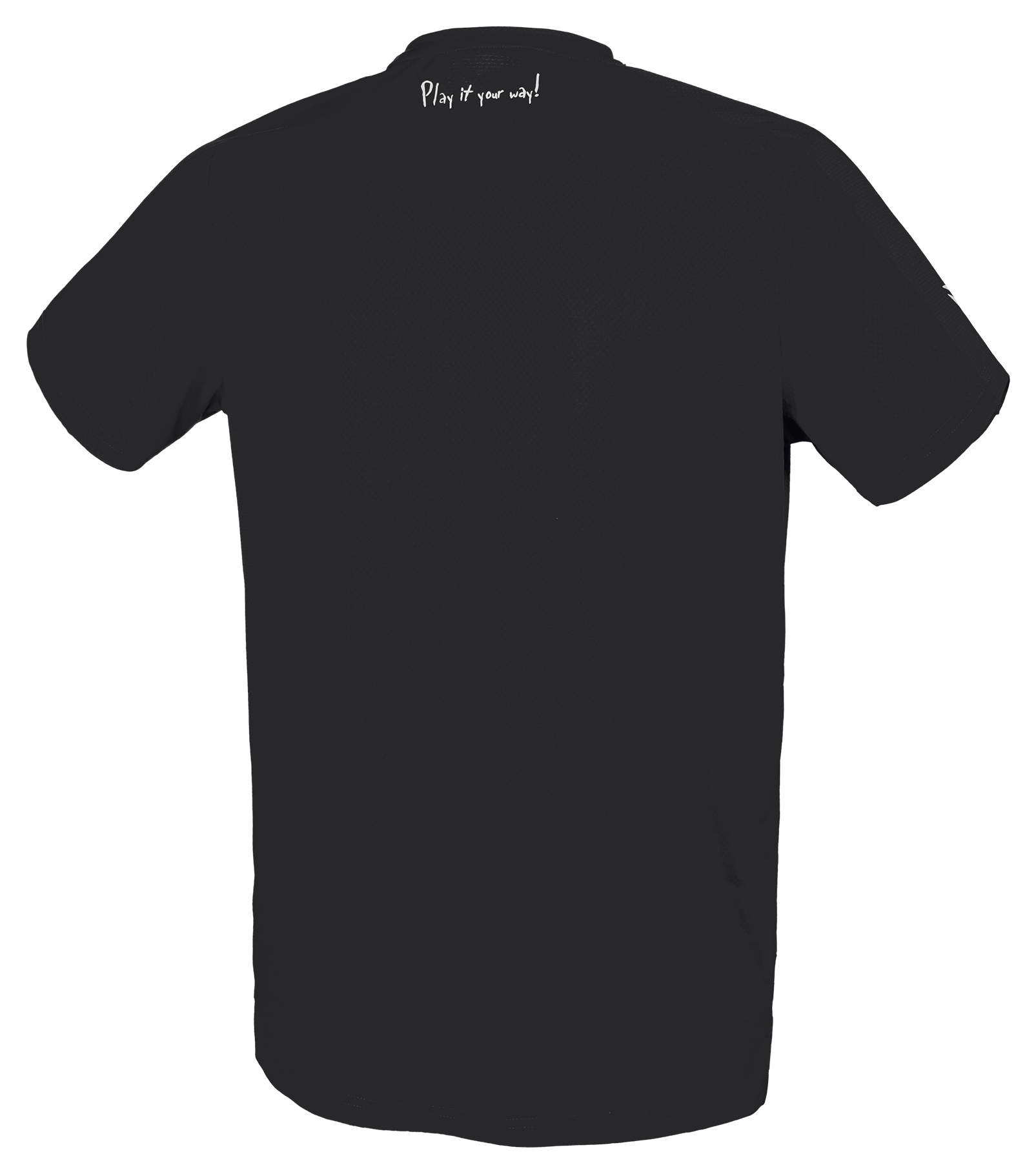 Tibhar Smash Pro T-Shirt in Schwarz – Rückansicht.