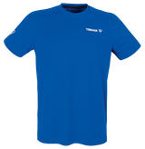 Tibhar Smash Pro T-Shirt in Blau – hochwertiges Tischtennis-Funktionsshirt, Vorderansicht.