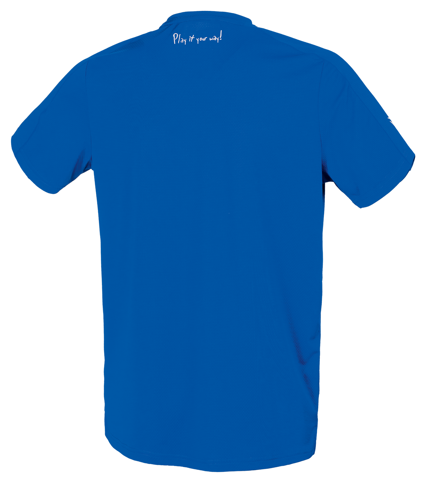 Tibhar Smash Pro T-Shirt in Blau – Rückansicht.