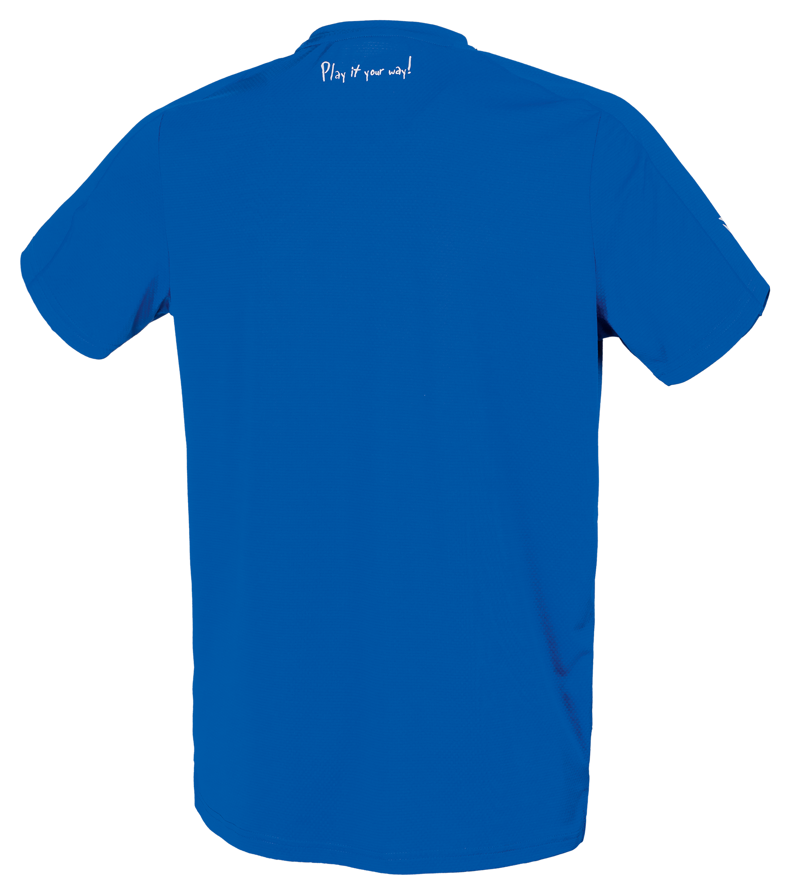 Tibhar Smash Pro T-Shirt in Blau – Rückansicht.