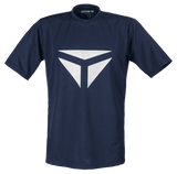 Tibhar Smash T-Shirt in Marine/Blau – atmungsaktives Tischtennis-Shirt, Vorderansicht.