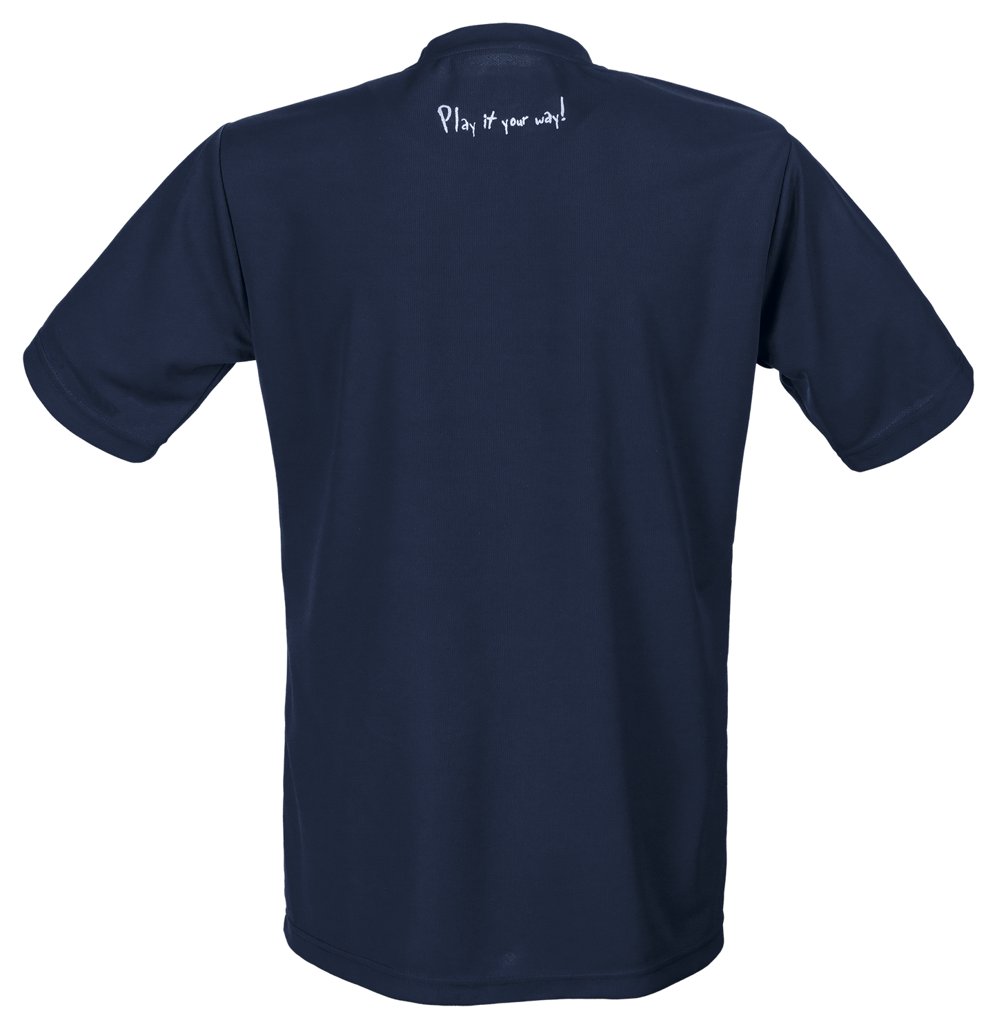 Tibhar Smash T-Shirt in Marine/Blau – Rückansicht.