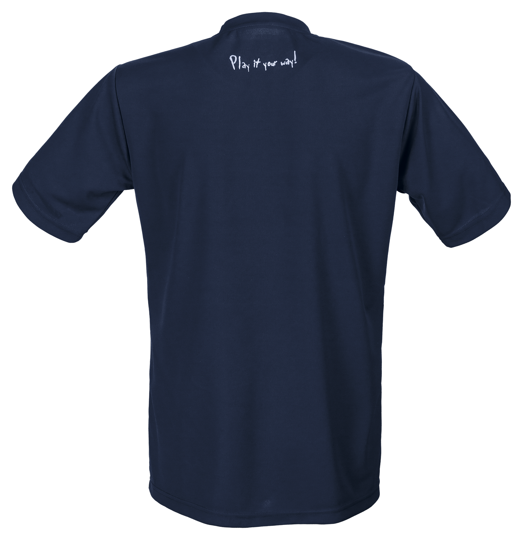 Tibhar Smash T-Shirt in Marine/Blau – Rückansicht.