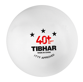 Tibhar ***40+ SynTT NG Tischtennisball in Weiß.