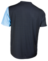Tibhar Sol TT-Shirt in Gelb/Hellblau – Rückansicht.