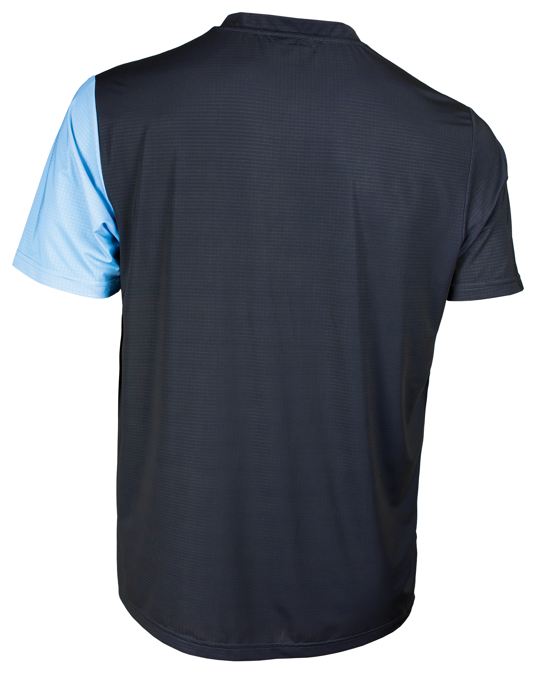 Tibhar Sol TT-Shirt in Gelb/Hellblau – Rückansicht.