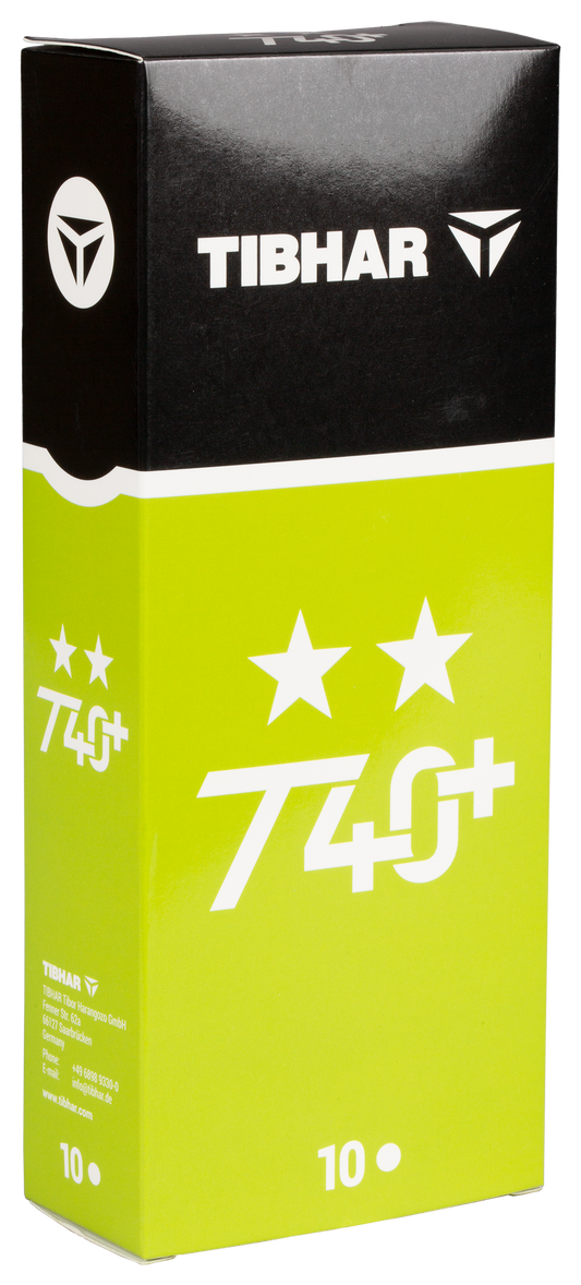 Tibhar ** T40+ Trainingsbälle im 10er Pack