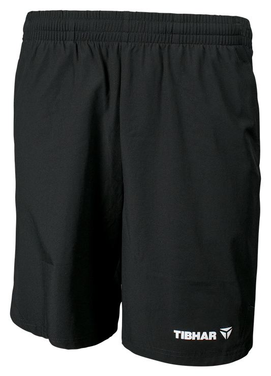 Tibhar Trend Shorts in Schwarz – leichte Tischtennis-Shorts.