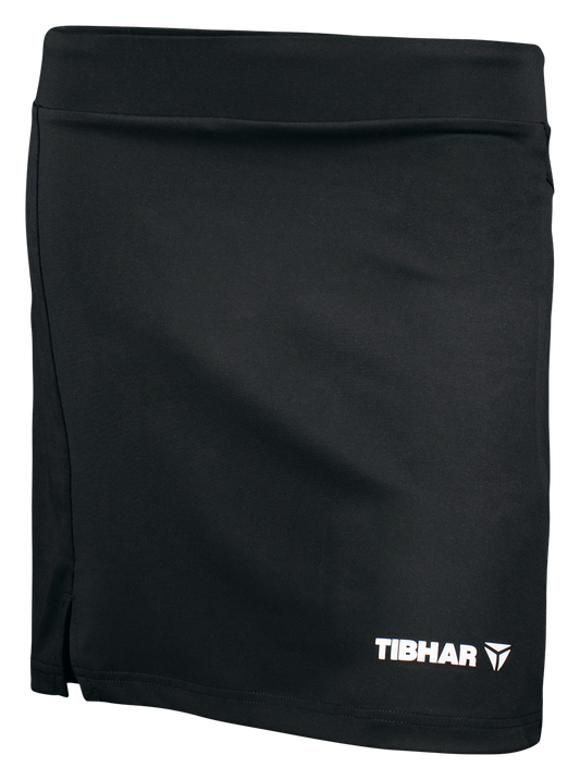 Tibhar Trend Lady Skort in Schwarz – Damen-Tischtennisrock mit integrierter Hose.