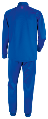 Tibhar L2 Underbrush Trainingsanzug in Royalblau/Pink – Detailansicht.