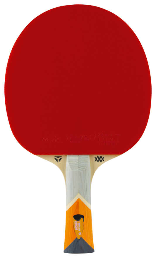 Tibhar XXX Orange Edition Komplettschläger – Vorderseite.