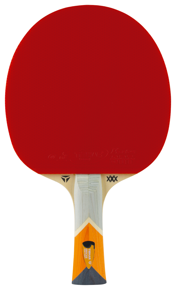 Tibhar XXX Orange Edition Komplettschläger – Vorderseite.