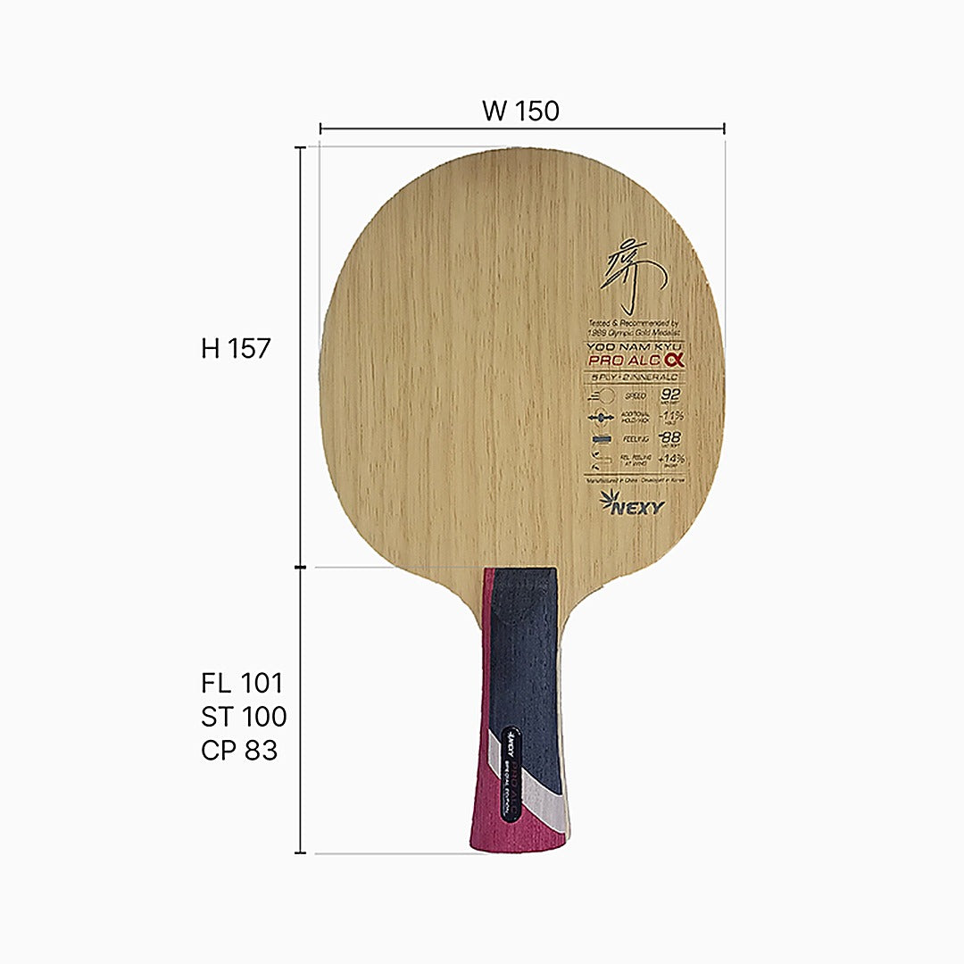 Nexy Yoo Nam Kyu Pro ALC Alpha – Abmessungen 150 x 157 mm