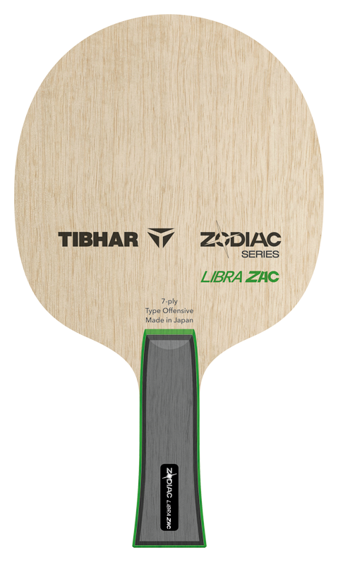 Tibhar Zodiac Libra ZAC Tischtennisholz Detailansicht.