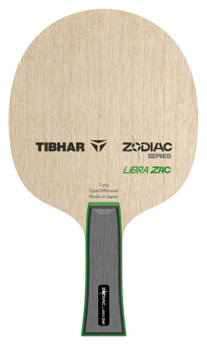 Tibhar Zodiac Libra ZAC Tischtennisholz Detailansicht.