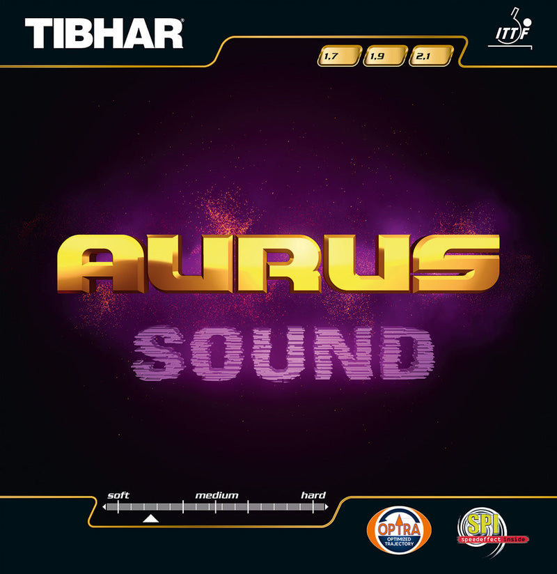 Tibhar Aurus Sound Tischtennisbelag.