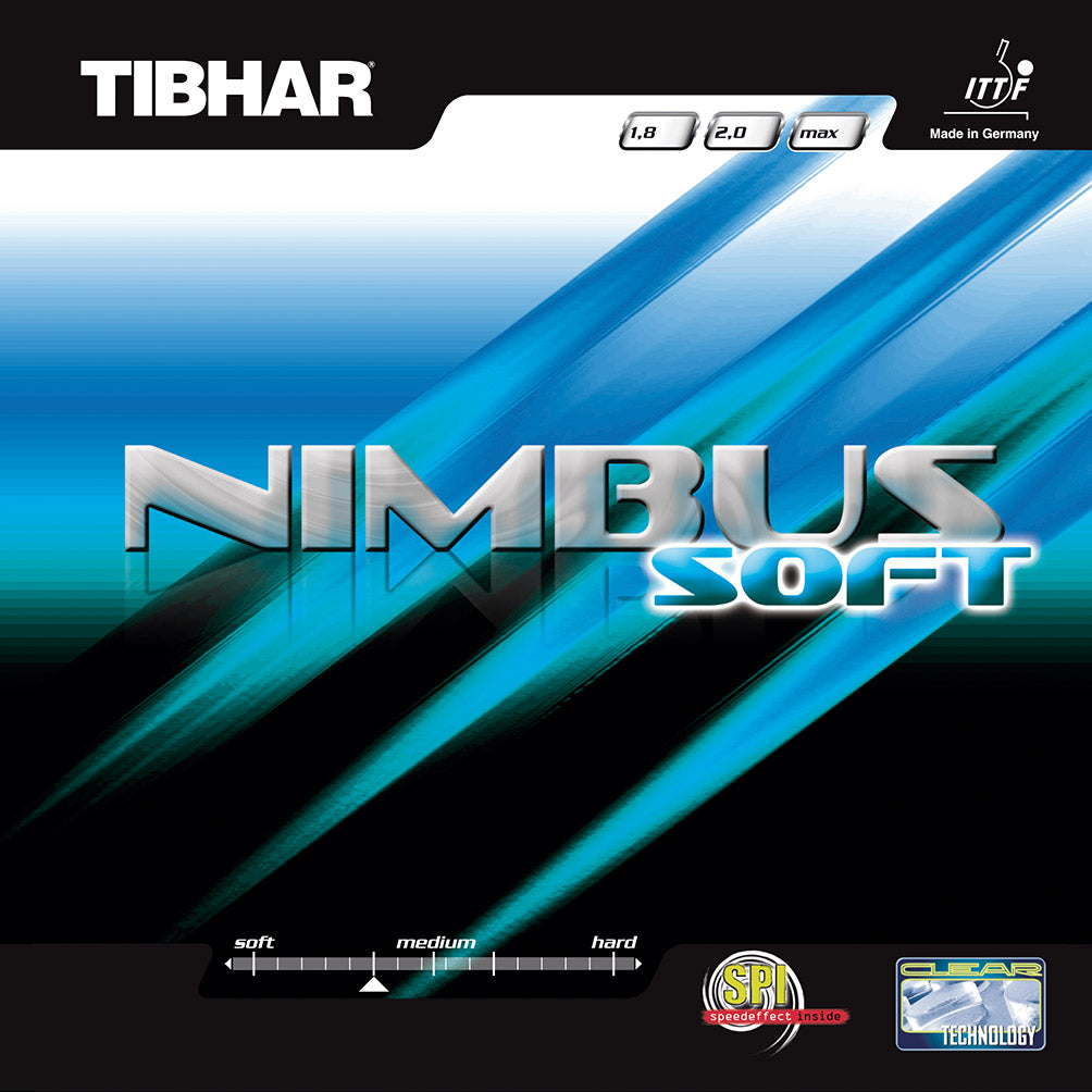 Tibhar Nimbus Soft Tischtennisbelag – weicher Schwamm.