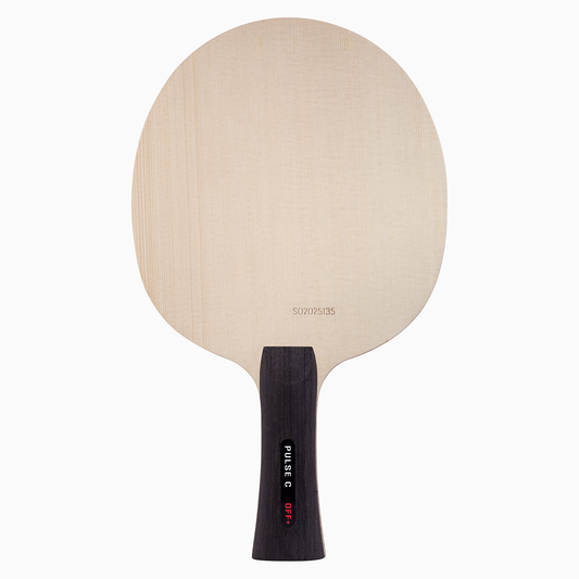 Resonant Pulse C OFF+ Tischtennisholz, konkaver Griff, Frontansicht