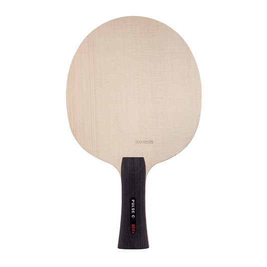 Resonant Pulse C OFF+ Tischtennisholz, konkaver Griff, Frontansicht