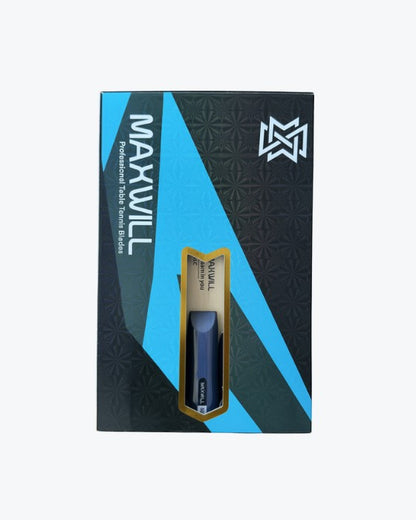 TTM-Store Maxwill Tryout Kit V3 Carbon table tennis blade with two M1 spin rubbers for offensive play.