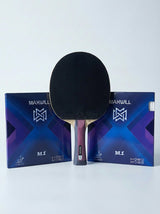 TTM-Store Maxwill V3 Carbon table tennis racket with two M1 spin rubbers, designed for offensive play.
