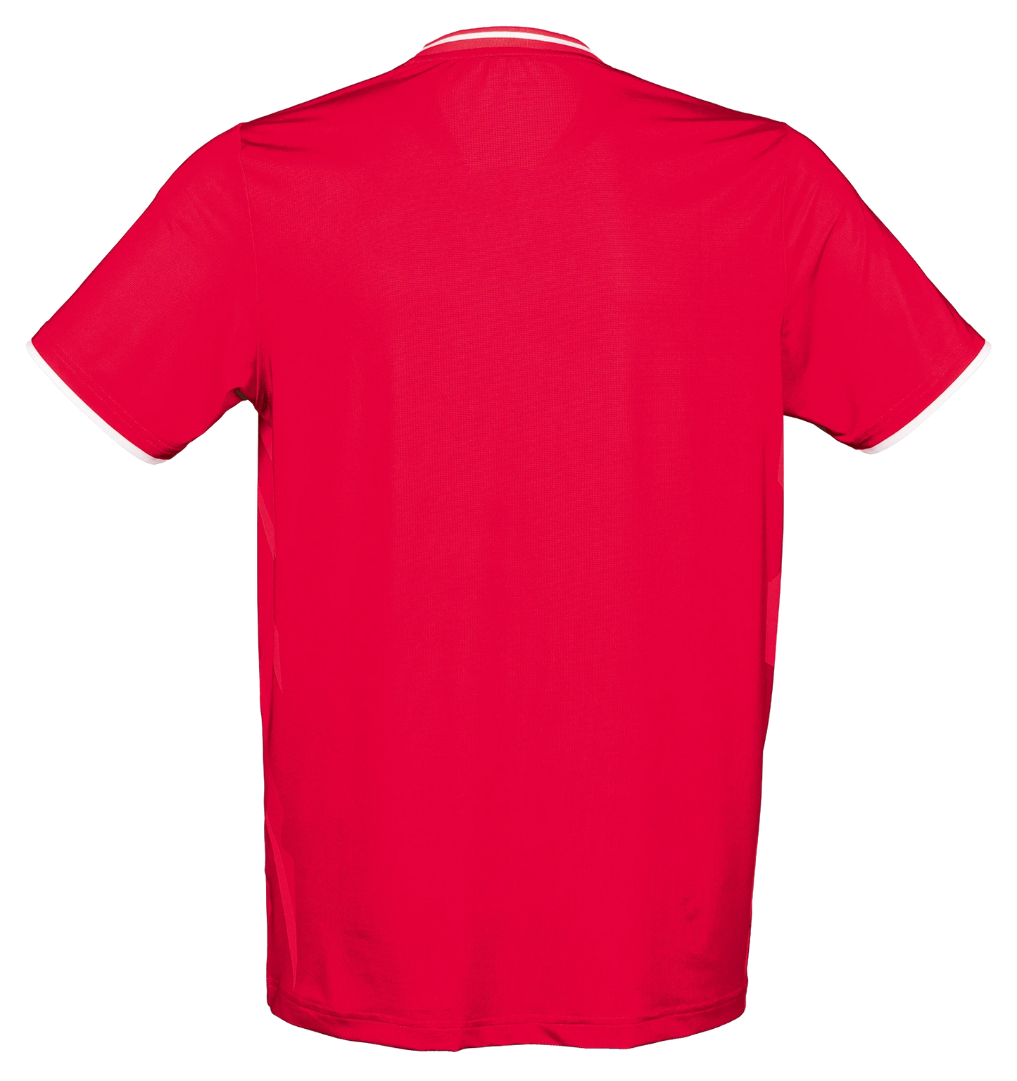TTM-Store Tibhar Dream TT-Shirt in Rot, leichtes Funktionsmaterial, schnelltrocknend, für Training und Wettkampf.