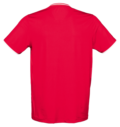 TTM-Store Tibhar Dream TT-Shirt in Rot, leichtes Funktionsmaterial, schnelltrocknend, für Training und Wettkampf.