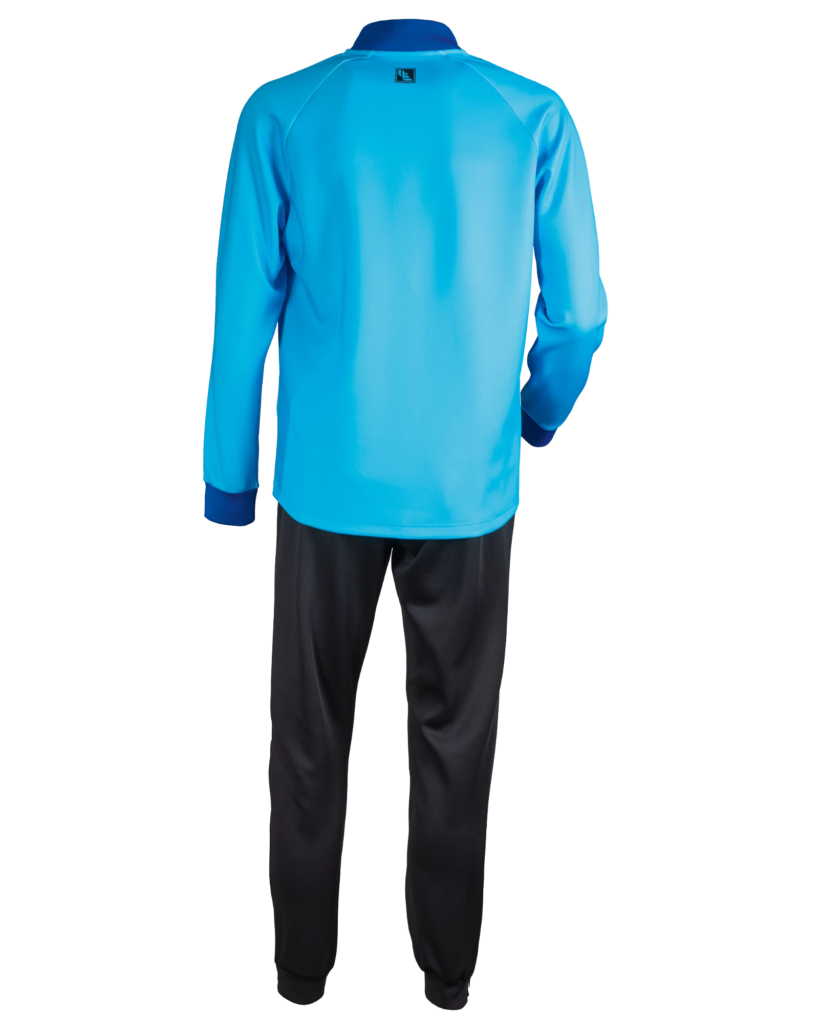 TTM-Store Tibhar L2 River turquoise polyester-elastane training tracksuit set with jacket and pants.