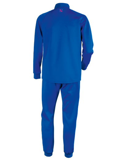 TTM-Store royal blue and pink Tibhar L2 Underbrush training suit with zip jacket and trousers.